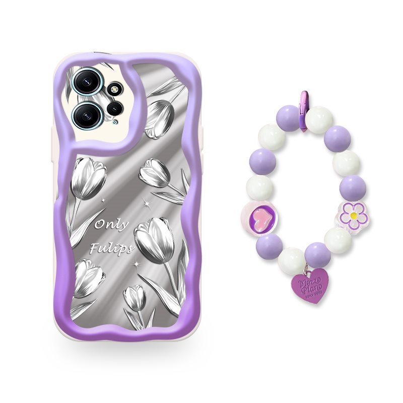 Phone case for Xiaomi Redmi Note 12 4G High-grade Literary Luxury Cute Charm Mirror Stereoscopic 3D for Women Ladies Girl Cover