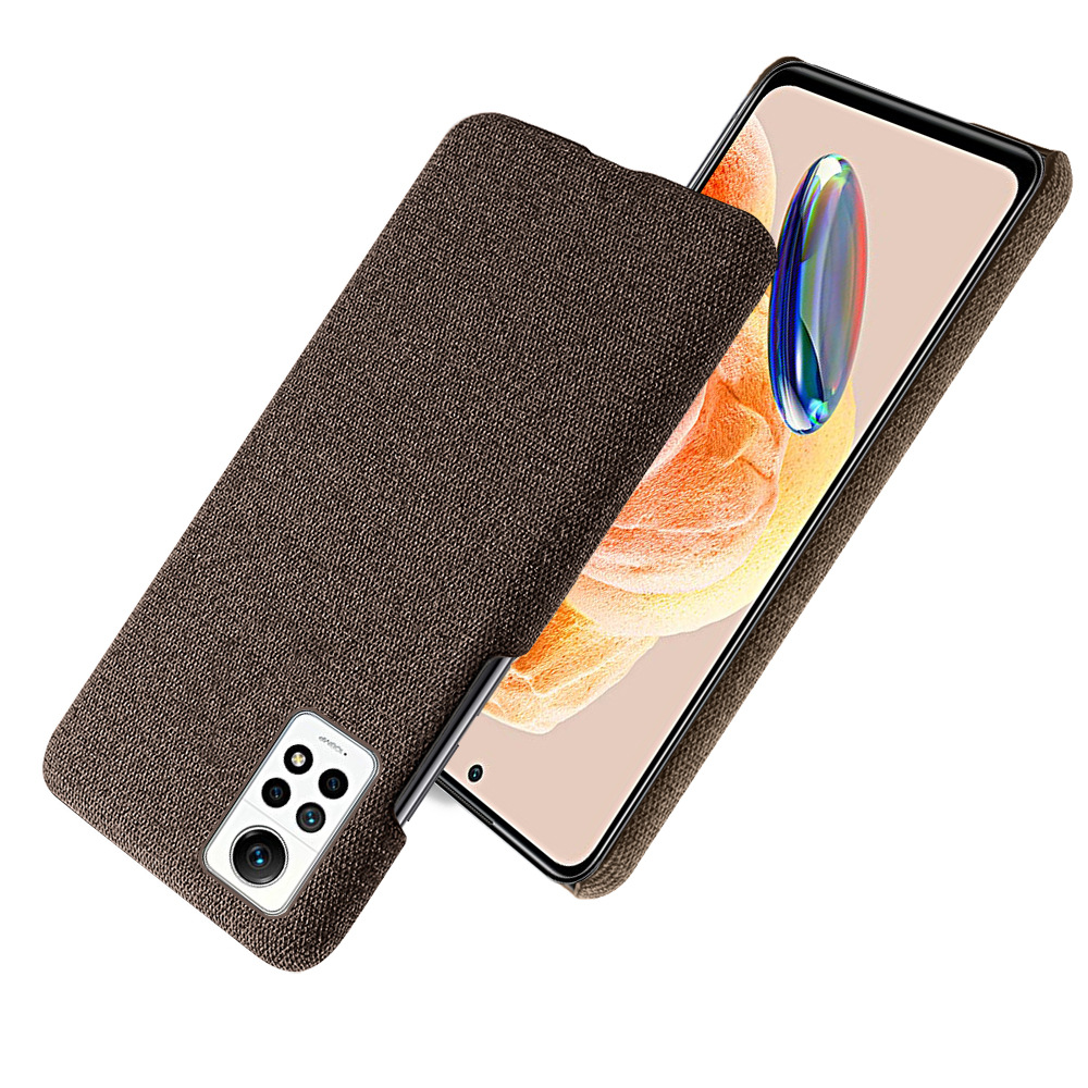 Phone Case for Xiaomi Redmi Note 12 Pro 4G Smooth Fabric Case Shock-Proof Bumper Cover