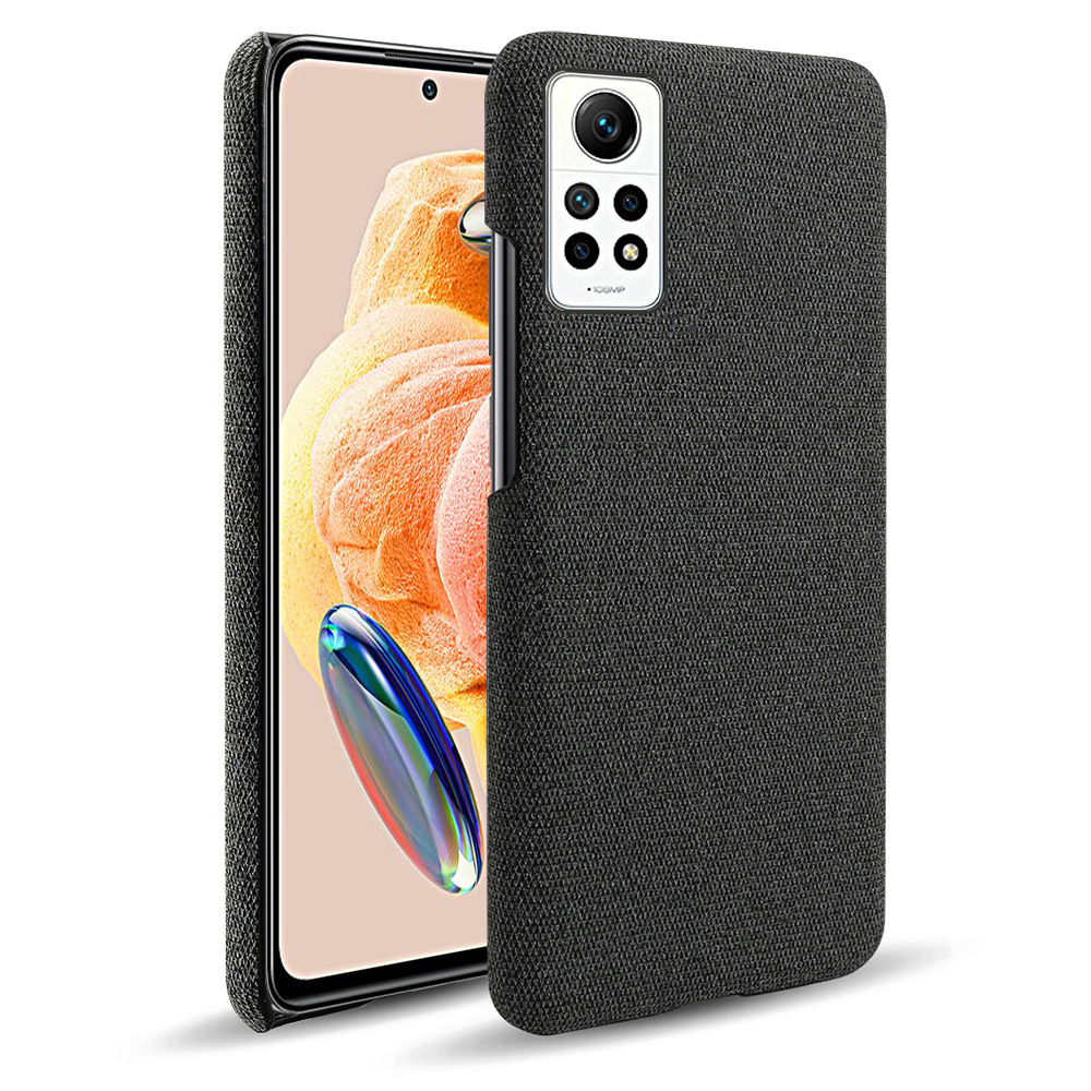 Phone Case for Xiaomi Redmi Note 12 Pro 4G Smooth Fabric Case Shock-Proof Bumper Cover