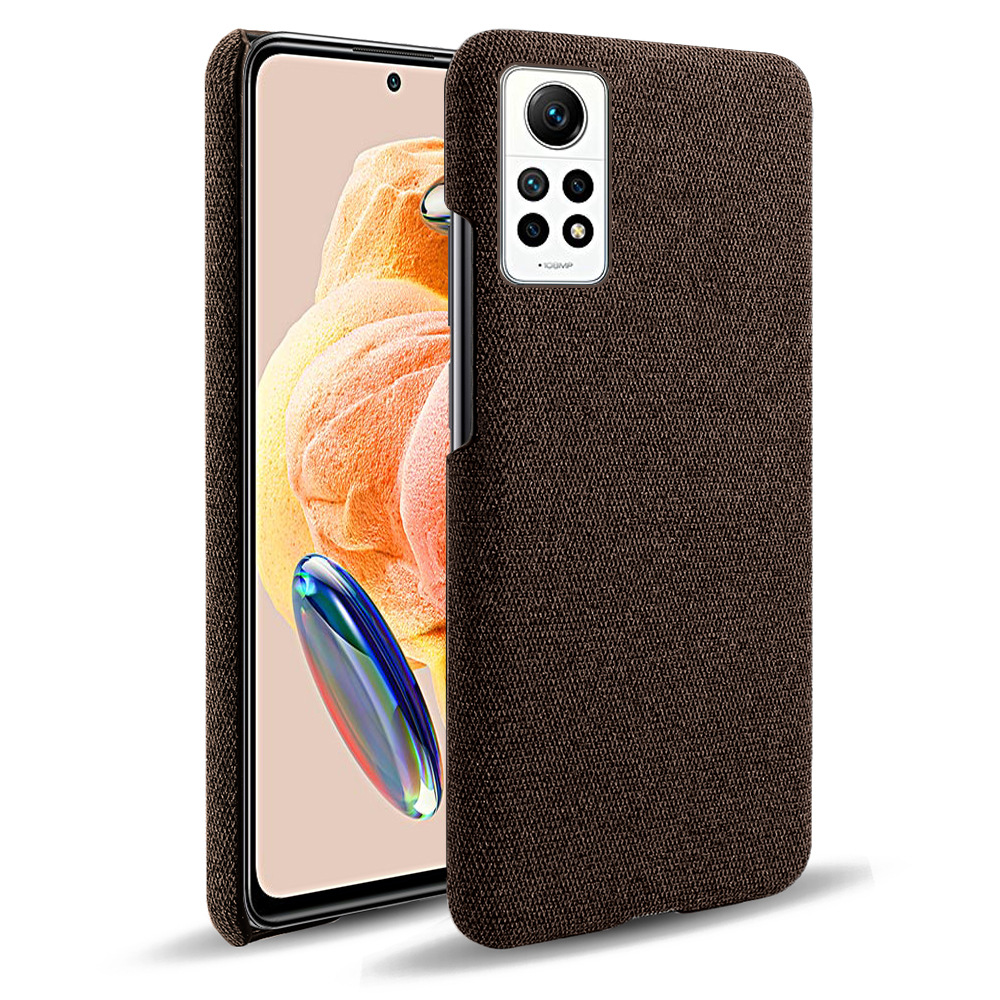Phone Case for Xiaomi Redmi Note 12 Pro 4G Smooth Fabric Case Shock-Proof Bumper Cover