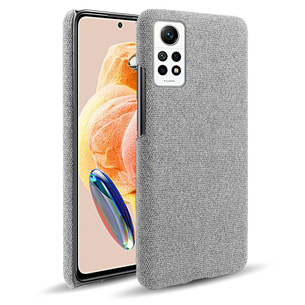 Phone Case for Xiaomi Redmi Note 12 Pro 4G Smooth Fabric Case Shock-Proof Bumper Cover