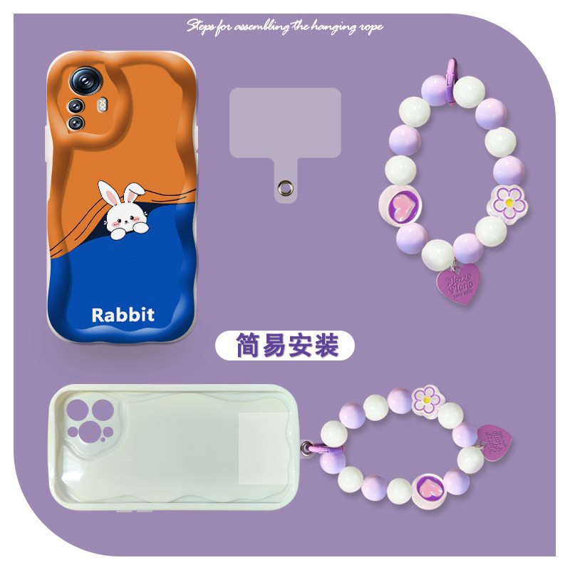Phone Case for Xiaomi Redmi Note 12S High-grade Literary Luxury Cute Cartoon Fashion Shockproof Bumper Drop-protection Case
