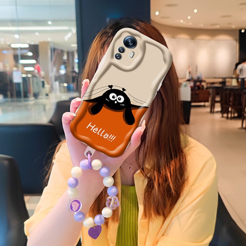 Phone Case for Xiaomi Redmi Note 12S High-grade Literary Luxury Cute Cartoon Fashion Shockproof Bumper Drop-protection Case