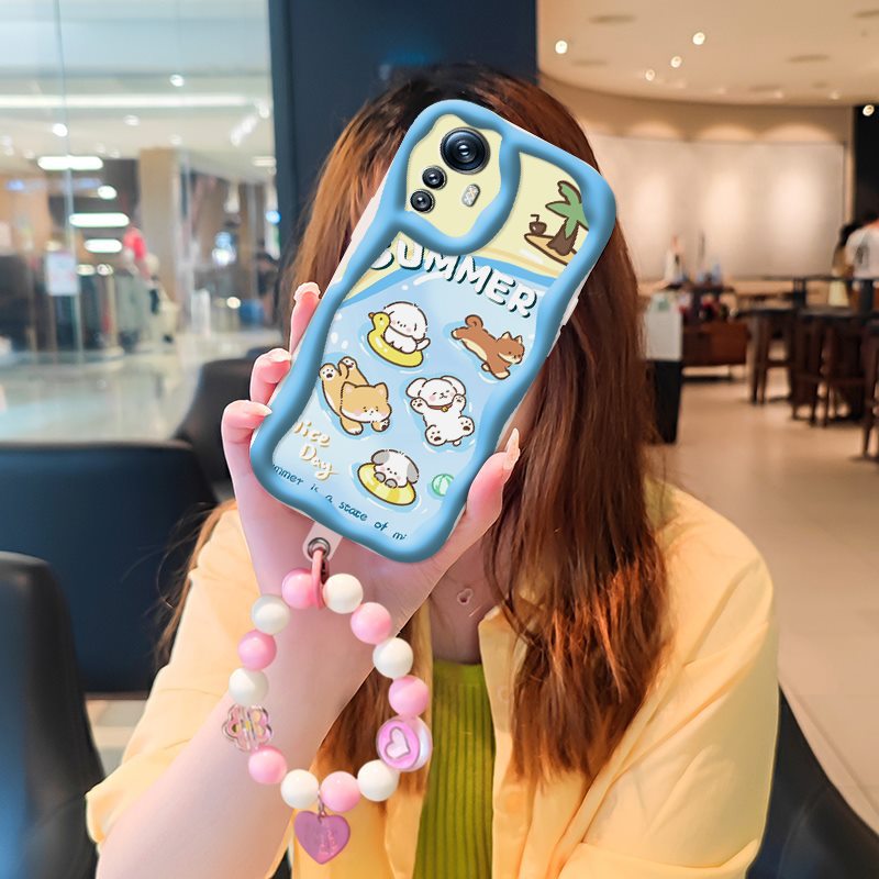 Phone Case for Xiaomi Redmi Note 12S High-grade Literary Luxury Cute Cartoon Fashion Shockproof Bumper Drop-protection Case