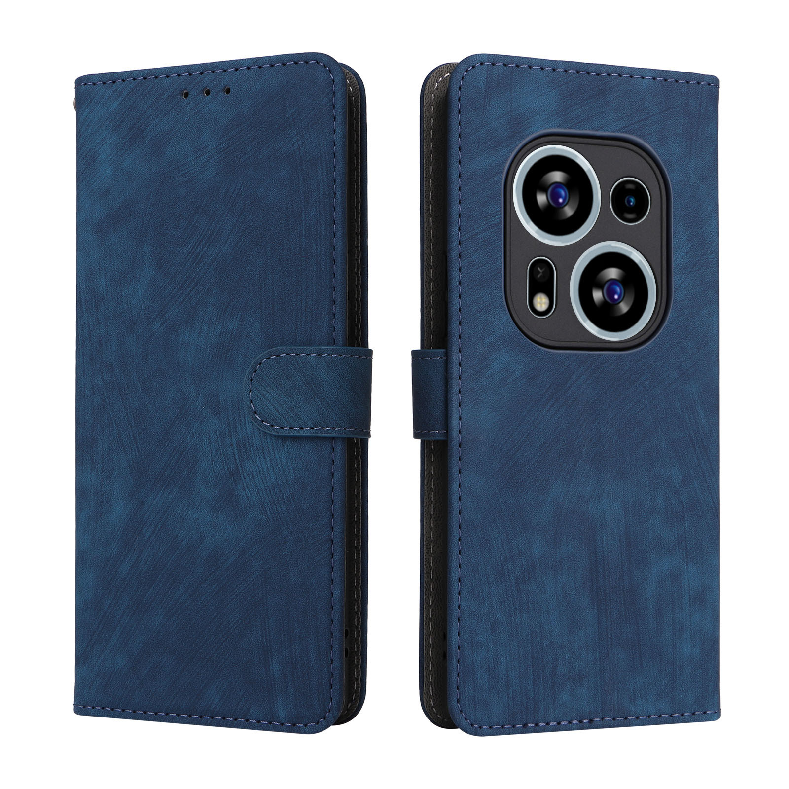 Flip Cover for Tecno Phantom X2 / Phantom X2 Pro PU Leather Phone Case Full-Body Protection Shockproof [RFID Blocking] Wallet Cover With Hand Strap