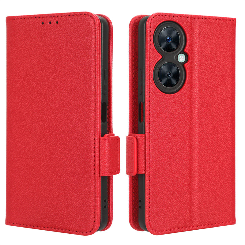 Wallet Flip Cover for Huawei Nova 11i Case Lychee Pattern Leather Magnetic Flip Folio Stand Phone Cover with Card Holder