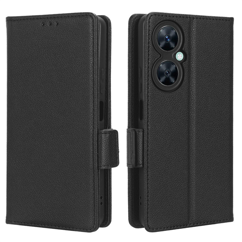 Wallet Flip Cover for Huawei Nova 11i Case Lychee Pattern Leather Magnetic Flip Folio Stand Phone Cover with Card Holder