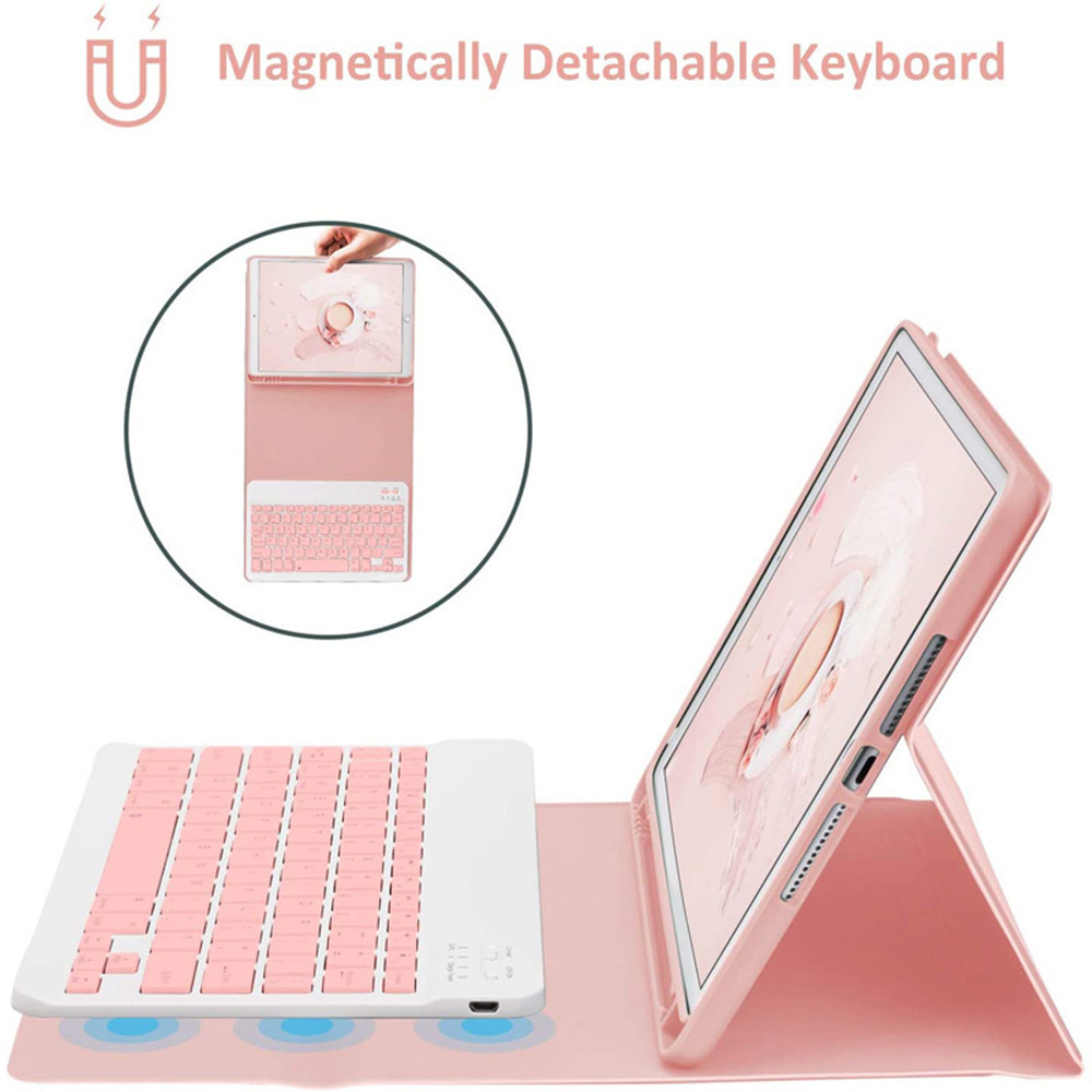 Mouse + Keyboard + Tablet Case for Samsung Galaxy Tab S6 Lite A7 A8 S7 S8 Magnetic Bluetooth Keyboard Flip Cover Leather Case Wonderful Control Keyboard Leather Case Tablet Protection Case