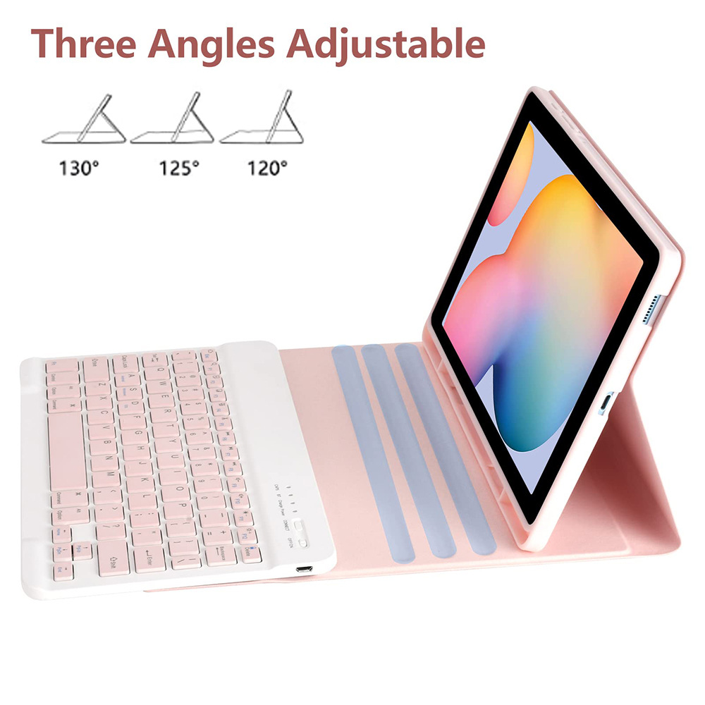 Mouse + Keyboard + Tablet Case for Samsung Galaxy Tab S6 Lite A7 A8 S7 S8 Magnetic Bluetooth Keyboard Flip Cover Leather Case Wonderful Control Keyboard Leather Case Tablet Protection Case