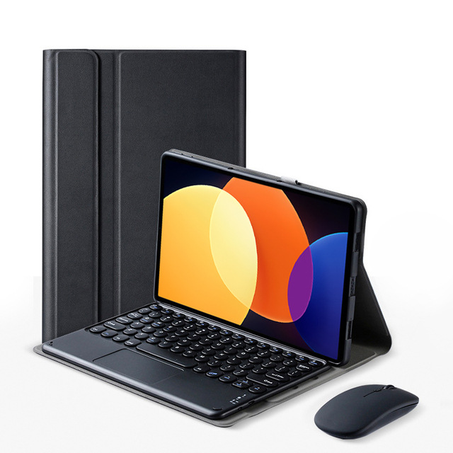 Mouse + Keyboard + Tablet Case for Xiaomi Pad 6 5 Pro Magnetic Bluetooth Keyboard Flip Cover Leather Case Wonderful Control Keyboard Leather Case Tablet Protection Case