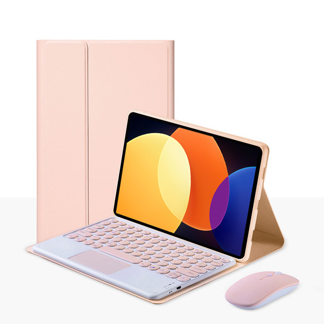 Mouse + Keyboard + Tablet Case for Xiaomi Pad 6 5 Pro Magnetic Bluetooth Keyboard Flip Cover Leather Case Wonderful Control Keyboard Leather Case Tablet Protection Case