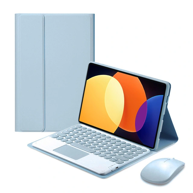 Mouse + Keyboard + Tablet Case for Xiaomi Pad 6 5 Pro Magnetic Bluetooth Keyboard Flip Cover Leather Case Wonderful Control Keyboard Leather Case Tablet Protection Case