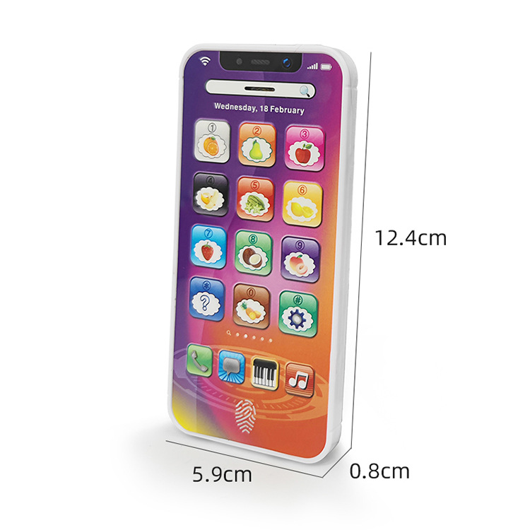 English Children's Mobile Phone Toys Puzzle Simulation Phone Learning Machine English Learning Machine with USB Cable