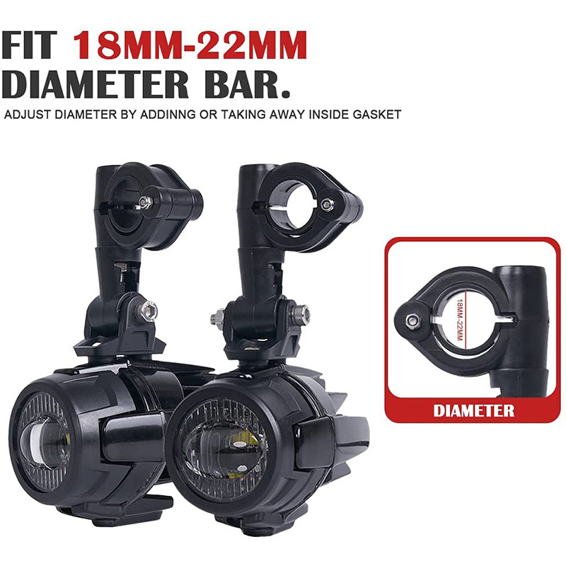 Motorbike Led Spotlight External Headlight Led Conversion Light Motorbike Spotlight fog Light Electric Car Fog Light Universal