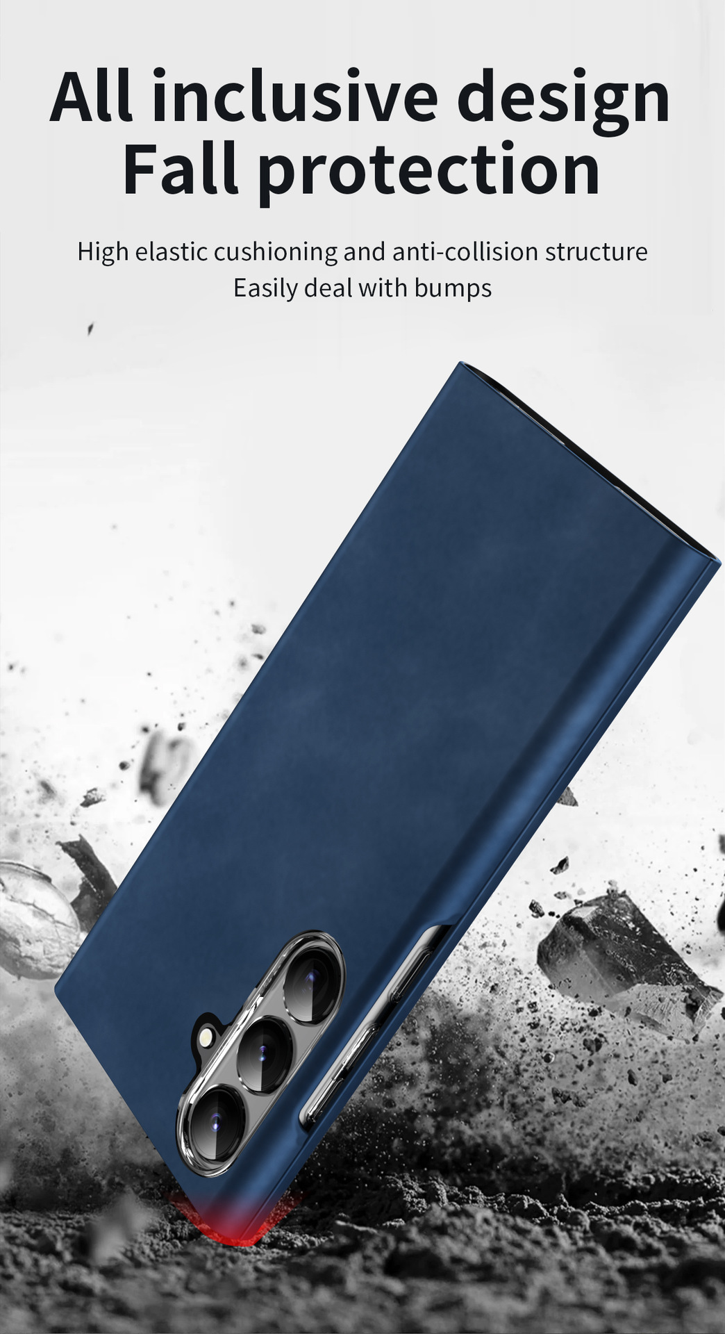Leather Flip Cover for Samsung Galaxy S24 S23 Ultra S22 S21 Plus Napa Print Flap Card Case Leather Holder Protective Sleeve