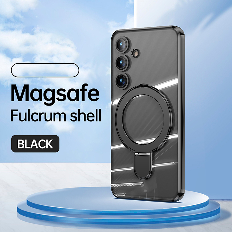 Phone Case for Samsung Galaxy S24 Ultra,S24 Plus,S24 Transparent Plating Soft Anti-drop Shockproof Bumper Case