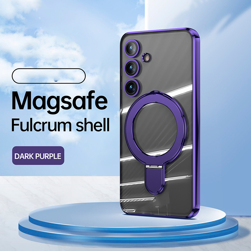 Phone Case for Samsung Galaxy S24 Ultra,S24 Plus,S24 Transparent Plating Soft Anti-drop Shockproof Bumper Case