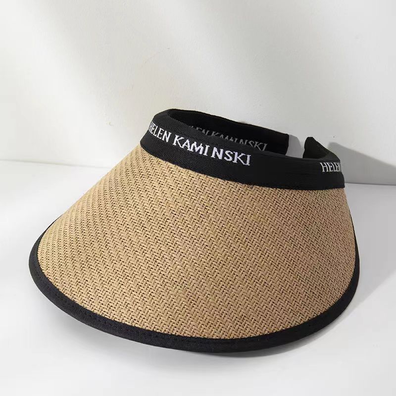 Women's hat sun hat imitation UV sun visor beach sun visor