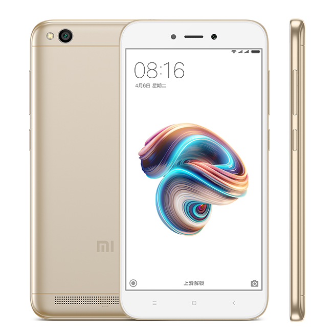 Refurbished Redmi 5a 16GB/32GB 5 inches 13PM + 5PM 3000mAh Qualcomm processor dual SIM Refurbished phone