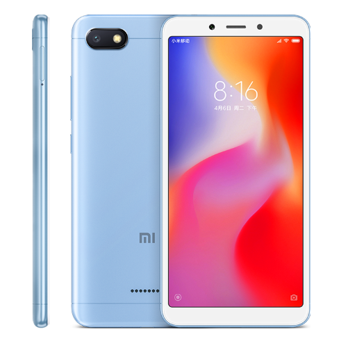 Refurbished  xiaomi / redmi 6a 16GB/32GB 5.45 inches 13PM+5PM 3000mAh dual sim supports face unlock