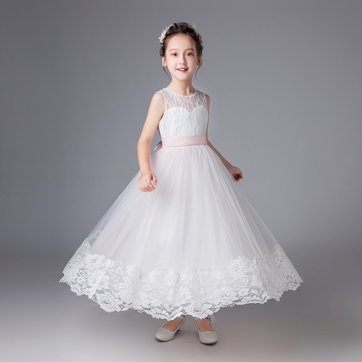 Roni Baby Girl Lace Princess Skirt Flower Girl Dress Kids Wedding
