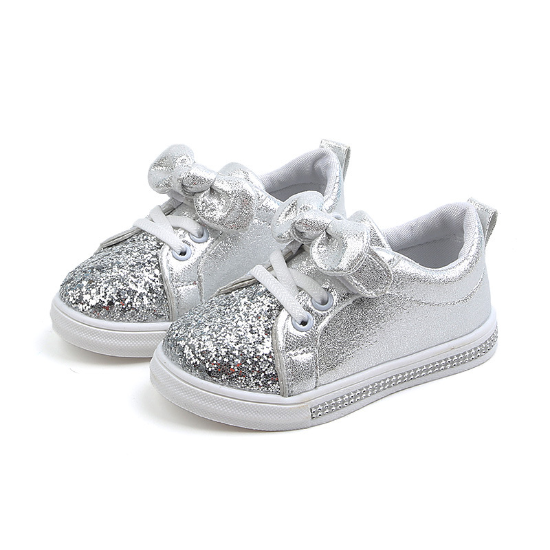 RONI Fashion girl board shoes kids  casual shoes sports shoes baby bowknot children shoes