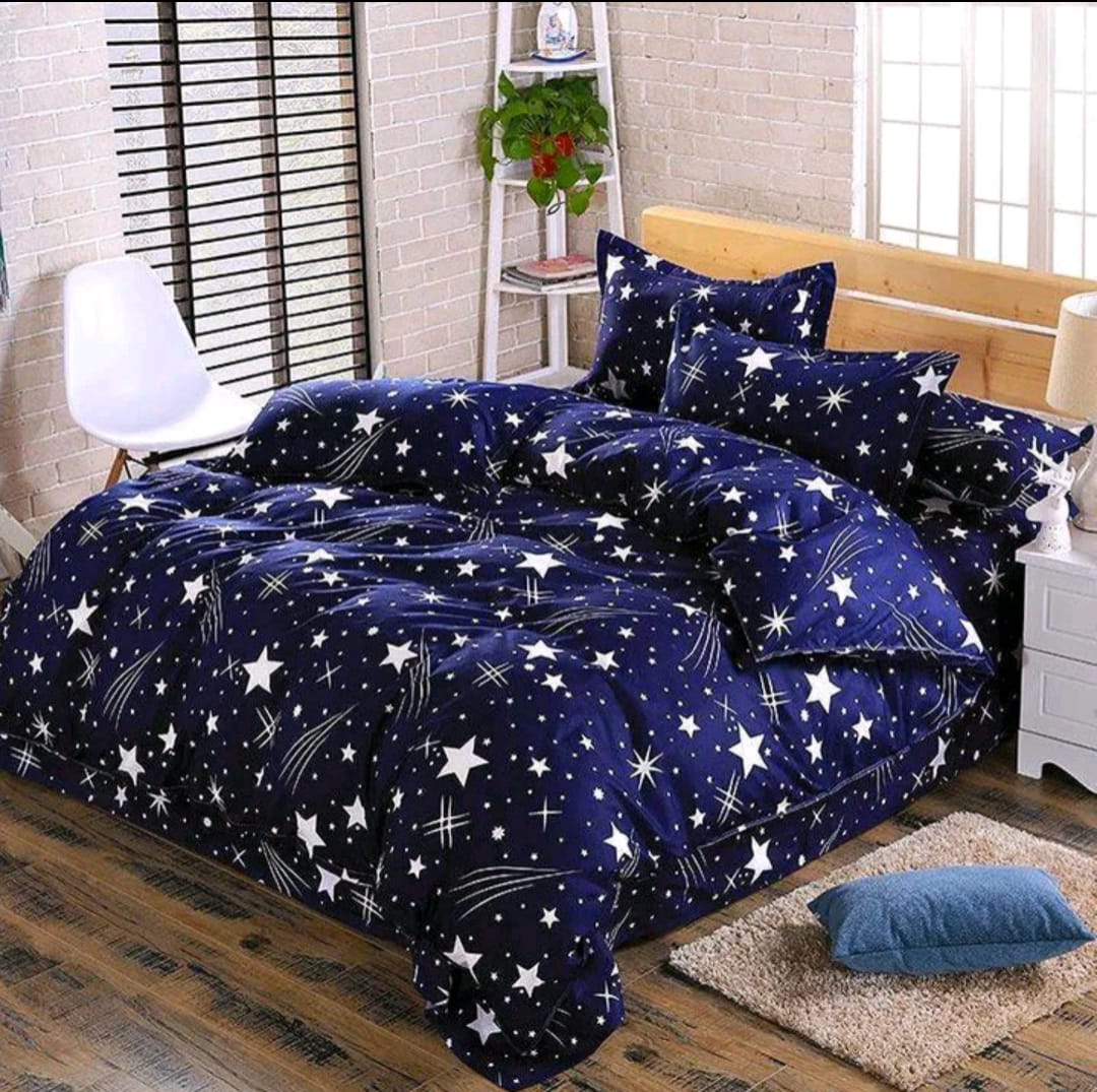 【Today's Deal】]4pcs Bedding Sets Comforter Set Bedding Duvet(1pc Duvet&1pcs Bed sheet&2pcs Pillow covers） multicolor