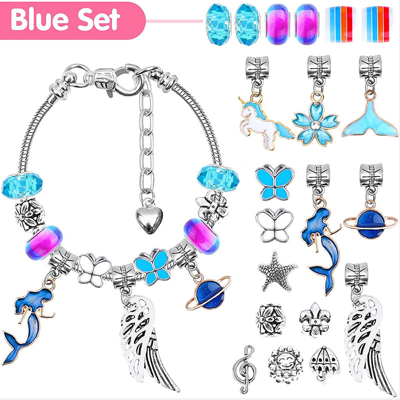 112 Pcs Charms Bracelet Making Kit for Girls, DIY Charm Bracelets Kit with Jewelry Beads, Bracelet Charms Gift for Girls Ages 7-12, Bracelet Kit Jewelry Gift for Girls Kids Teens and Adults