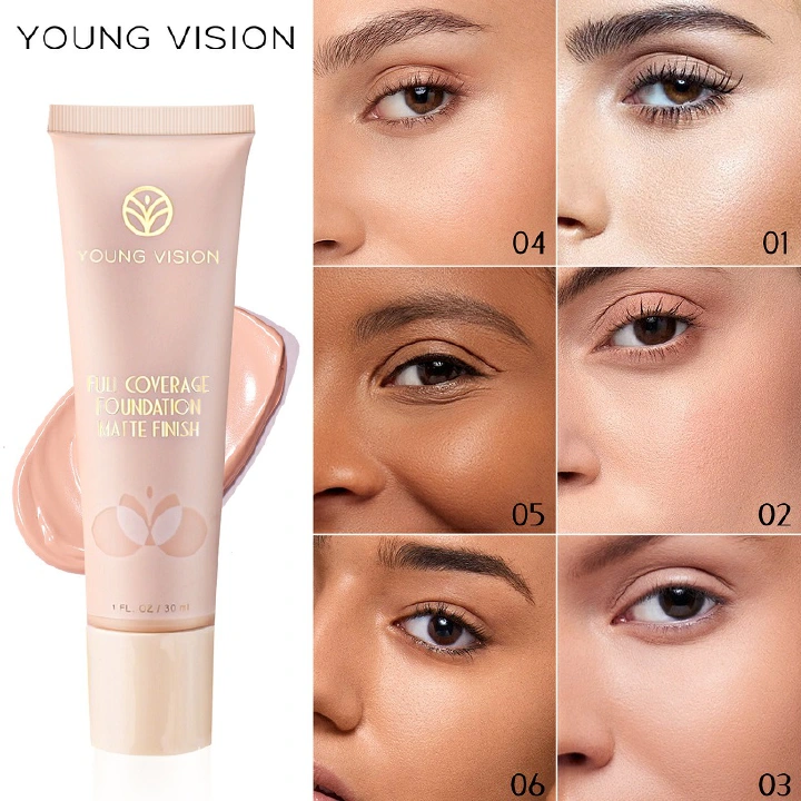 Foundation Concealer Waterproof Lasting Dark Circles Under The Eyes Cover Spots Moisturizing Makeup