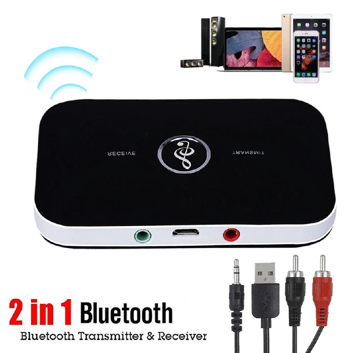 Bluetooth 5.0 Wireless Audio Adapter Receive And Transmit 2-In-1 For Tv Computer Mobile Phone