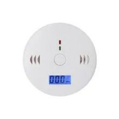 Household Sensors & Alarms 1 Sensor Alarm Wireless Home Carbon Monoxide Alarm Gas Leak Fire Acoustic Detector Lcd Display White 10*3.8cm