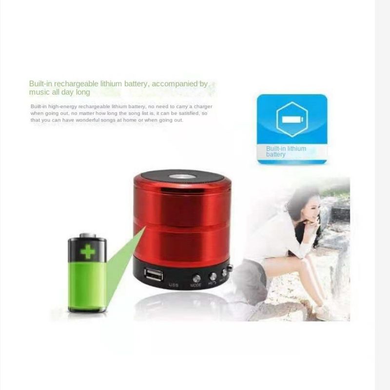 Bluetooth Speakers Metallic Mini Wireless Hands-Free Talk Subwoofer Speaker Bluetooth Portable Usb Mp3 P2 Sd Radio Fm