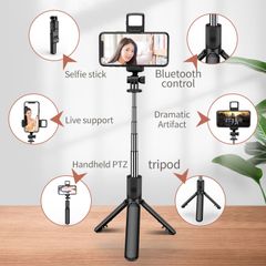 Mounts & Stands Mobile phone selfie stick universal for Android Apple Huawei selfie artifact tripod extended selfie stick bracket Mounts & Stands Black