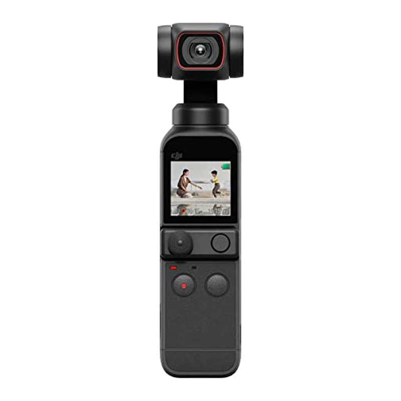 Refurbished DJI OSMO Pocket Handheld 3-Axis Gimbal Stabilizer with integrated Camera 12 MP 1/2.3" CMOS 4K60 Video, for YouTube, TikTok, Video Vlog, Streamlabs, Attachable to Smartphone, Android, iPhon