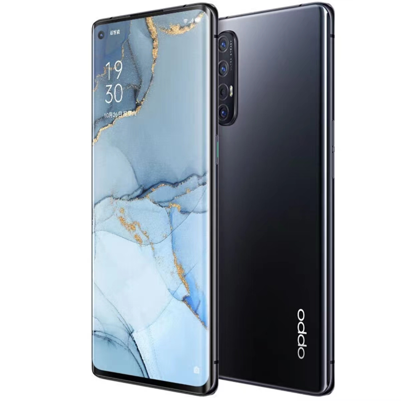 Refurbished Phone OPPO Reno3 Pro 13(8+5)GB RAM 90hz AMOLED Curved Screen 128GB Stoarge in-Display Fingerprint 48MP+32MP 4025 mAh 99% New Dual 5G Snapdragon 765G OPPO Reno 3 Pro Smart Phones