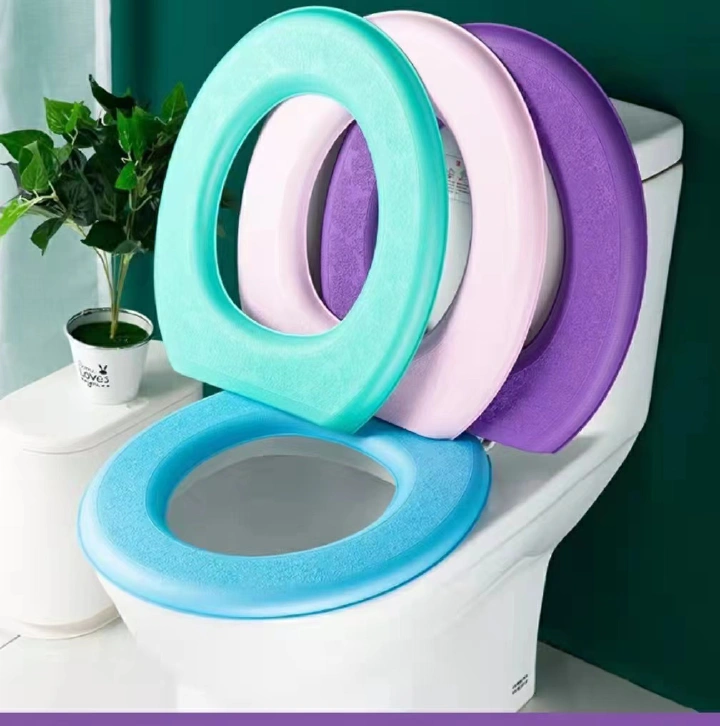 Washable toilet seat covers