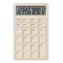 Eates Calculator Portable Simple Fashion Student Calculator Small and Cute Calculator Office Calculator White