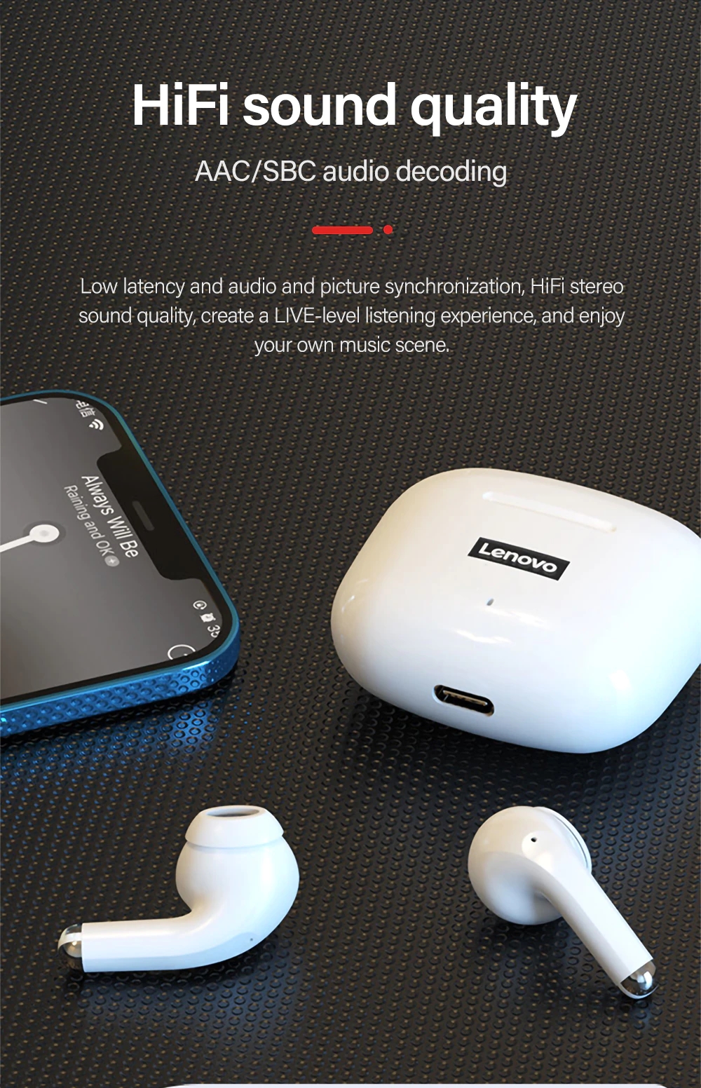 Lenovo LP3 Pro Ear Buds Price in Kenya - Phones Store Kenya