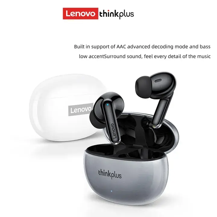 Lenovo Thinkplus XT88 Earpods Bluetooth Earphones TWS Wireless Earphone Bluetooth 5.3 Dual Stereo Noise Reduction Bass Touch Control Long Standby headset