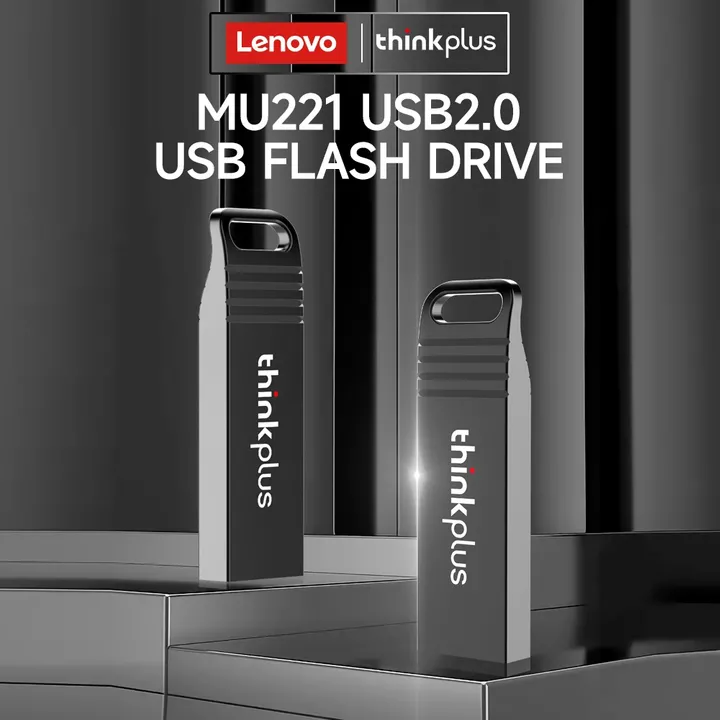 Lenovo Thinkplus 128GB USB Flash Drives U disk MU221 USB2.0  U disk Portable Shockproof Metal USB Flash Drive