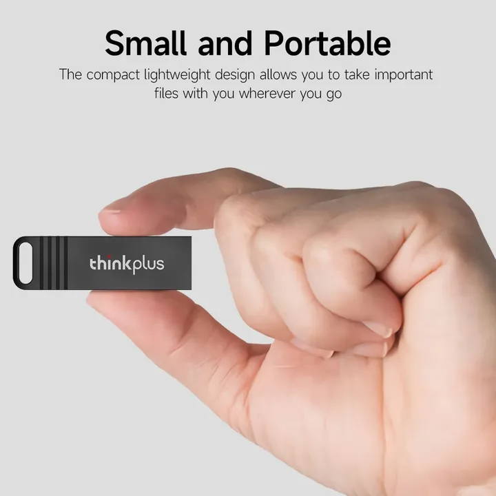 Lenovo Thinkplus 128GB USB Flash Drives U disk MU221 USB2.0  U disk Portable Shockproof Metal USB Flash Drive