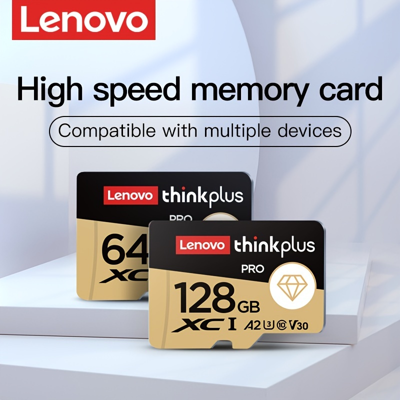 Lenovo ThinkPlus 128GB Memory Card PRO A2 U3 V30 Class10 TF Memory Card for Recorder Camera Smart Phone Tablet Computer Drone Action Camera Game Machine Be Common