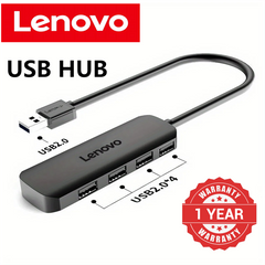 Lenovo ThinkPlus Hubs USB Expander Multi-interface Converter Plug Multi-port Typec Expansion Dock Hubs Splitter Expansion Dock Black USB2.0