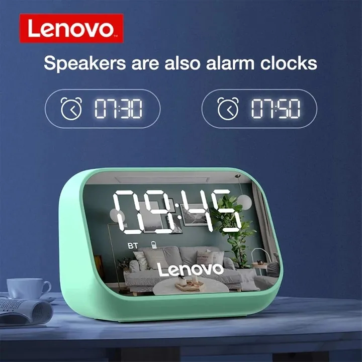 Lenovo ThinkPlus TS13 wireless audio Bluetooth speakers portable subwoofer stereo player LED digital intelligent alarm clock wireless speaker