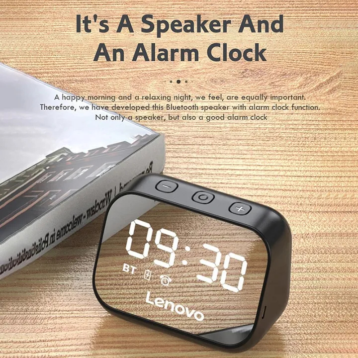 Lenovo ThinkPlus TS13 wireless audio Bluetooth speakers portable subwoofer stereo player LED digital intelligent alarm clock wireless speaker