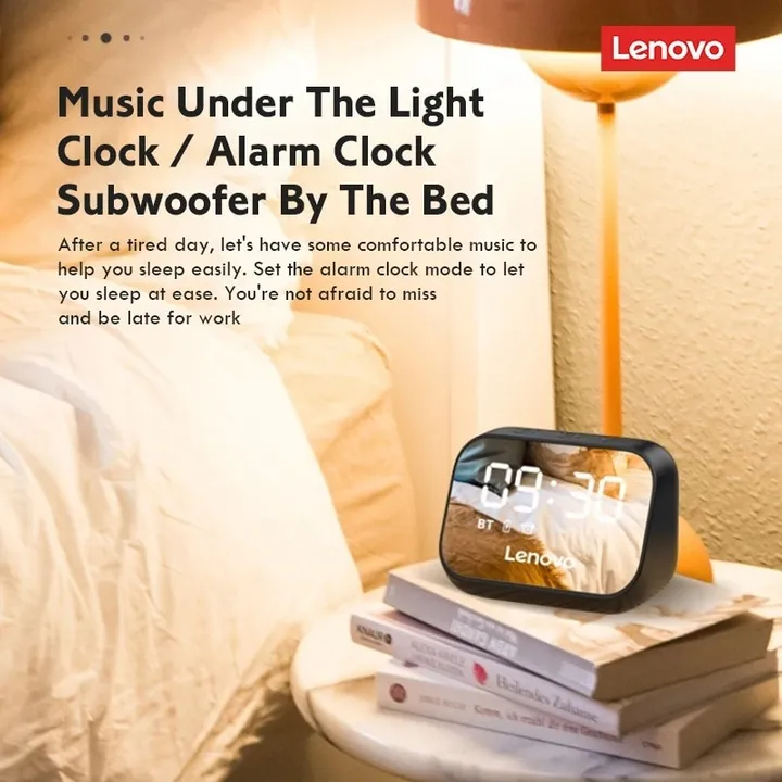 Lenovo ThinkPlus TS13 wireless audio Bluetooth speakers portable subwoofer stereo player LED digital intelligent alarm clock wireless speaker