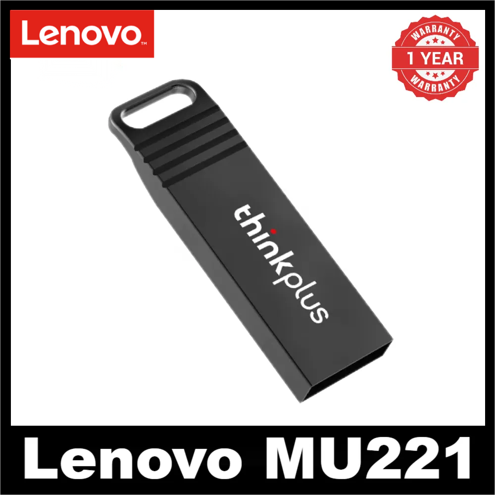 Lenovo Thinkplus 128GB USB Flash Drives U disk MU221 USB2.0  U disk Portable Shockproof Metal USB Flash Drive