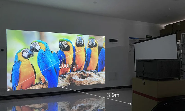 TouYinger T10 1080P 2.4G/5G WiFi Smart Projector, Multimedia Android 9.0 Beamer 7200Lumens High Brightness 200" Display Home Use Projector,Support Wireless Phone Computer Projector, Built-in Speaker