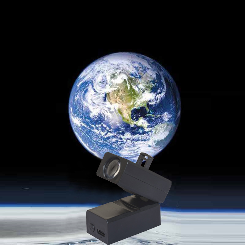 Earth Moon Projection Lamp Star Projector Planet Projector Background Atmosphere Led Night Light For Kids Bedroom Wall Decor