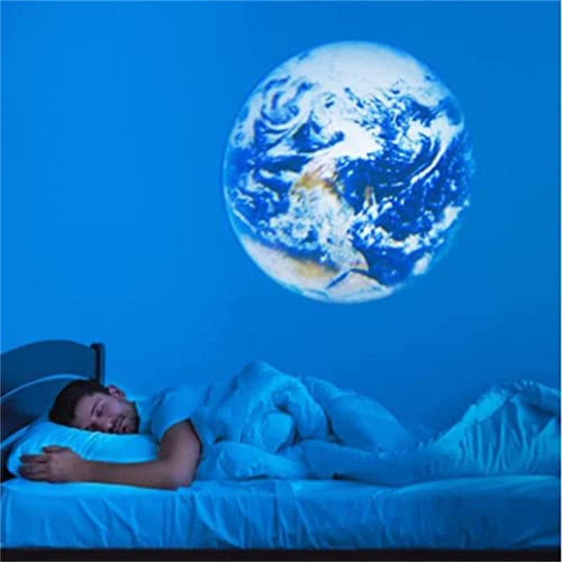 Earth Moon Projection Lamp Star Projector Planet Projector Background Atmosphere Led Night Light For Kids Bedroom Wall Decor
